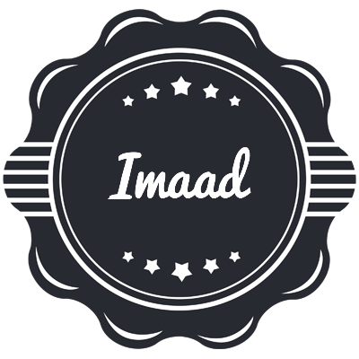 Imaad badge logo