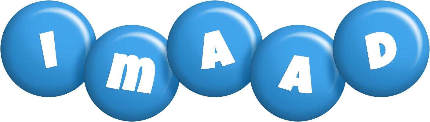 Imaad candy-blue logo