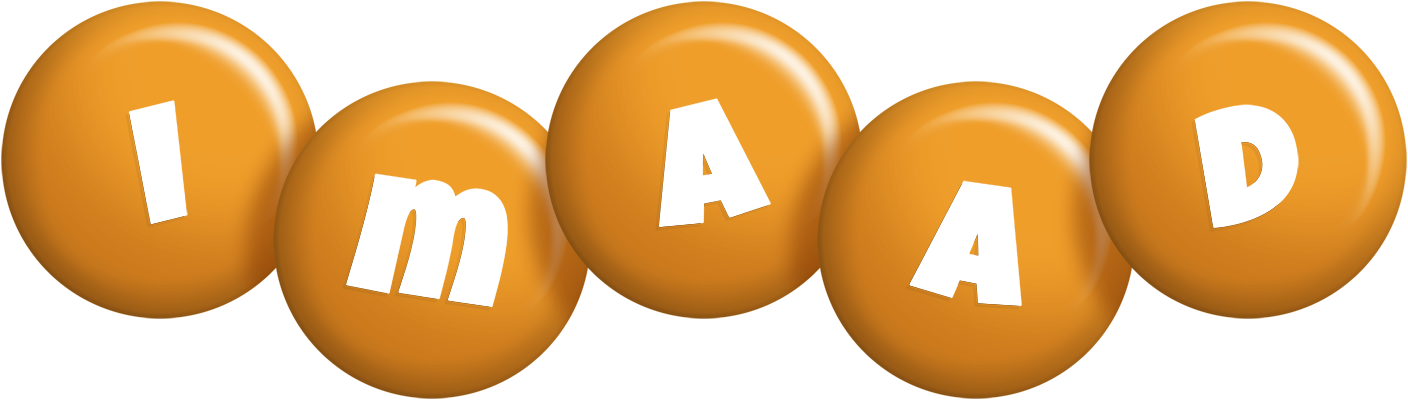 Imaad candy-orange logo