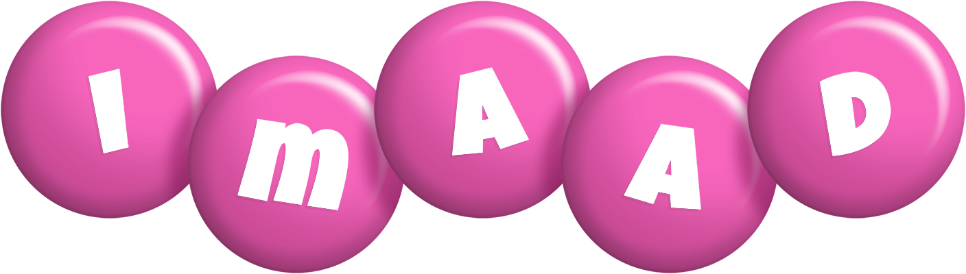Imaad candy-pink logo