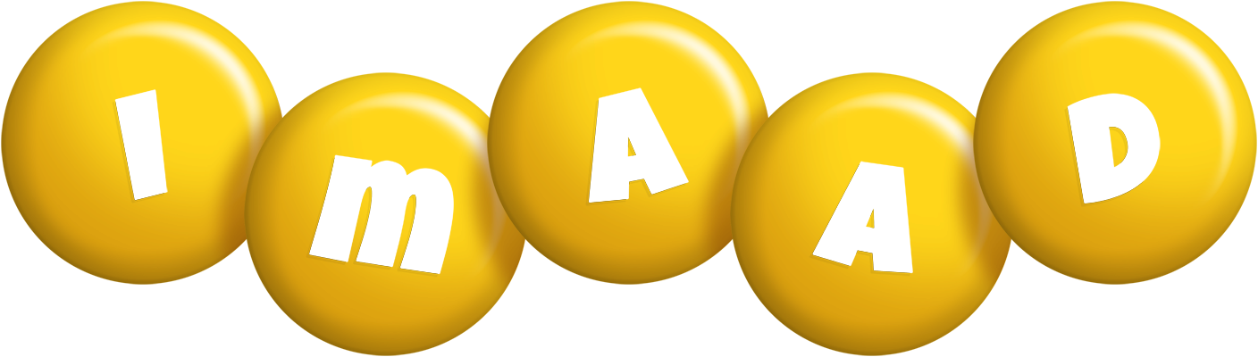 Imaad candy-yellow logo