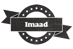 Imaad grunge logo