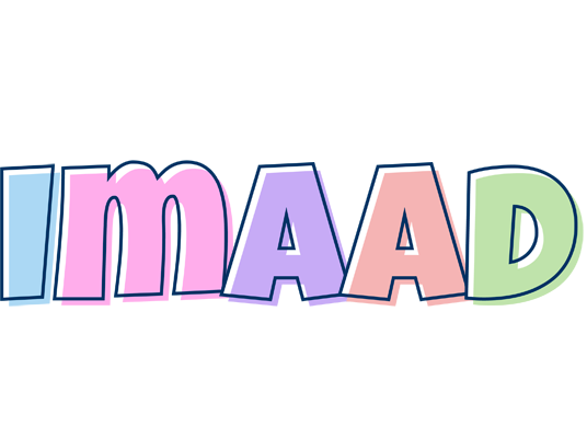 Imaad pastel logo