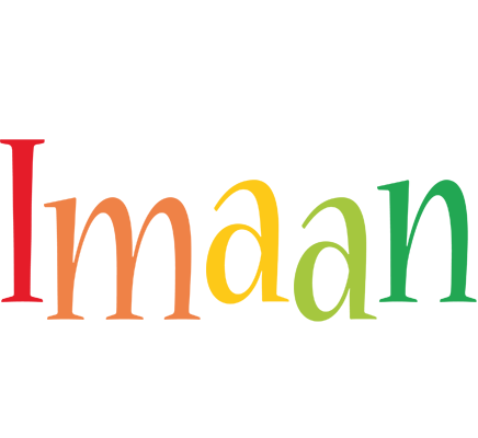 Imaan birthday logo