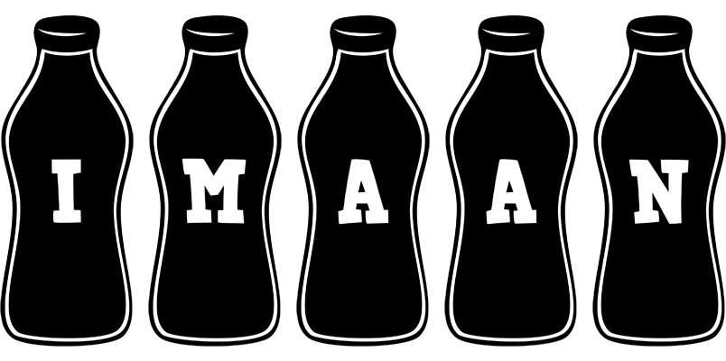 Imaan bottle logo