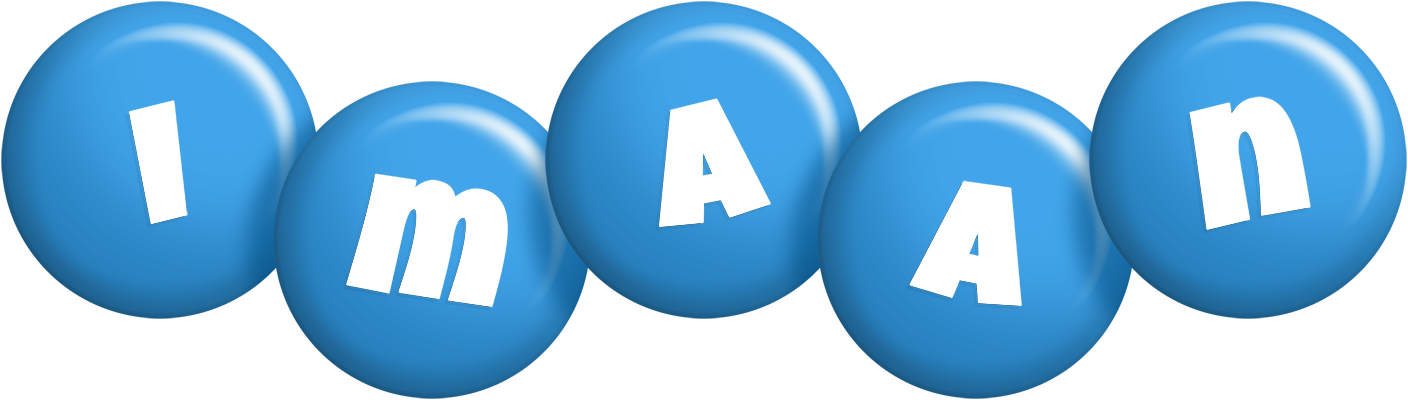 Imaan candy-blue logo