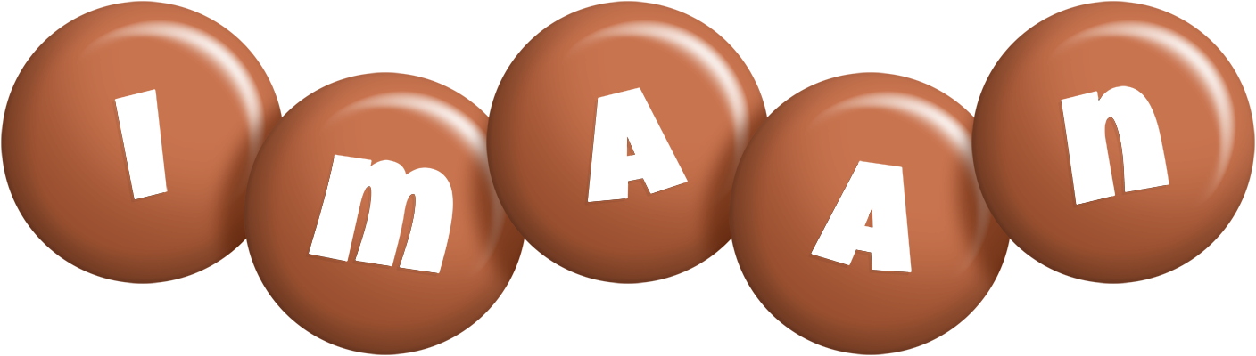 Imaan candy-brown logo