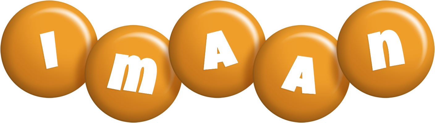 Imaan candy-orange logo