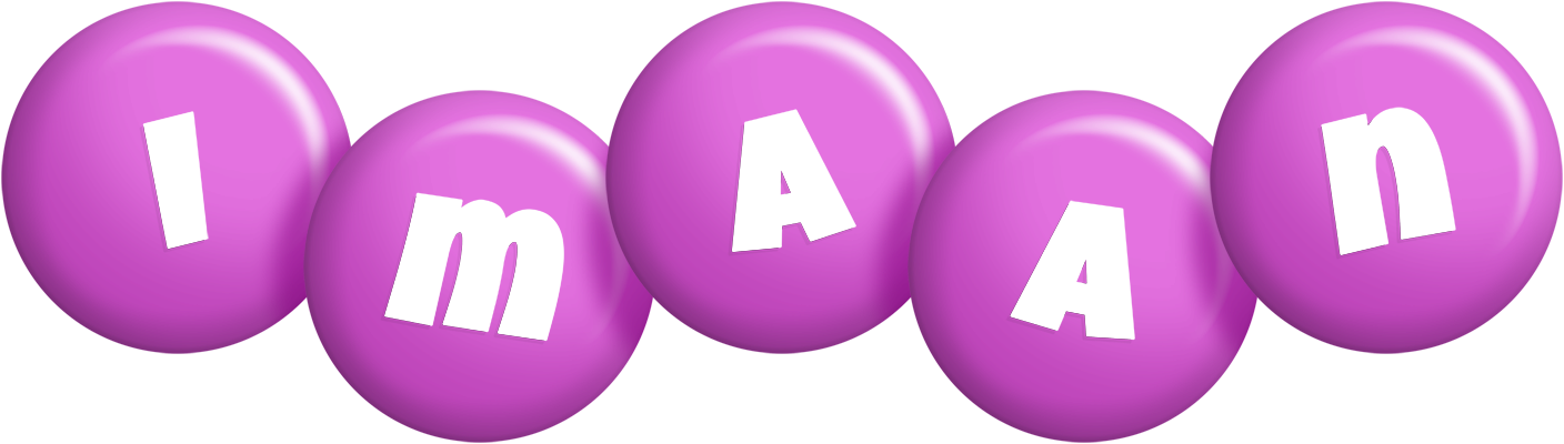 Imaan candy-purple logo
