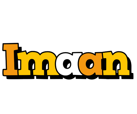 Imaan cartoon logo
