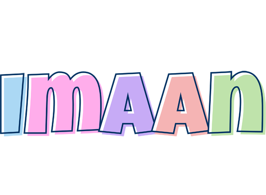 Imaan pastel logo