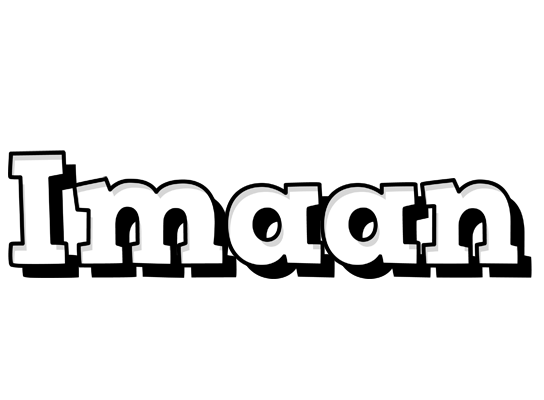 Imaan snowing logo