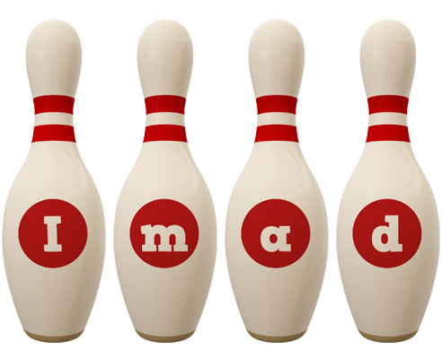 Imad bowling-pin logo