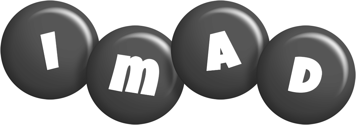 Imad candy-black logo