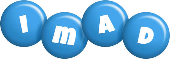 Imad candy-blue logo