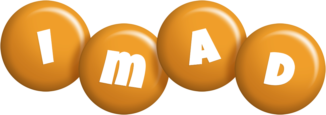 Imad candy-orange logo