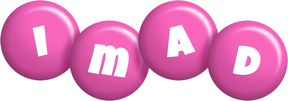 Imad candy-pink logo