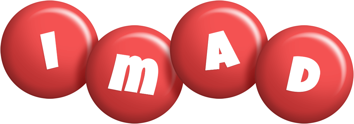 Imad candy-red logo
