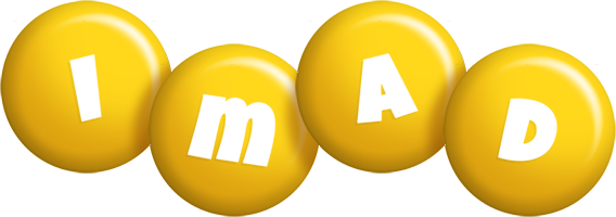 Imad candy-yellow logo