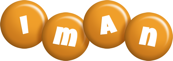 Iman candy-orange logo