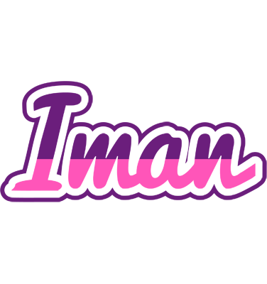 Iman cheerful logo