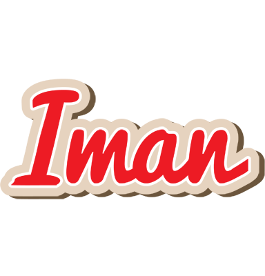 Iman chocolate logo