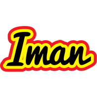 Iman flaming logo