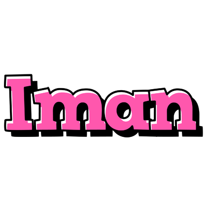 Iman girlish logo
