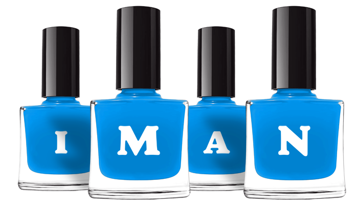 Iman glossy logo