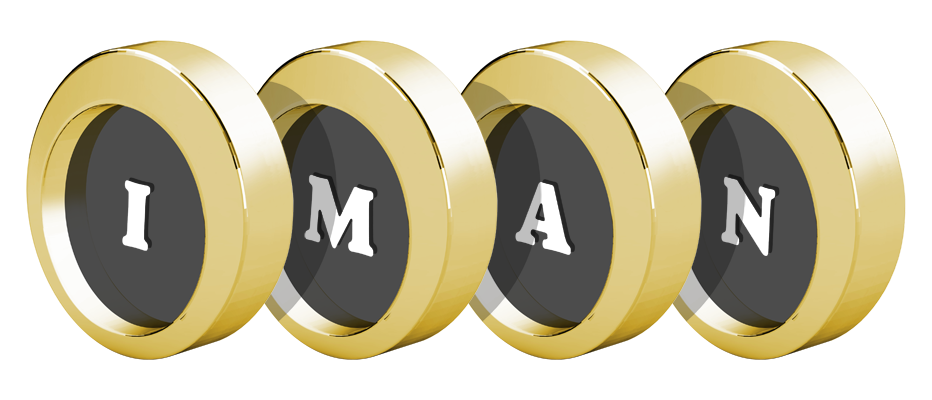Iman gold logo