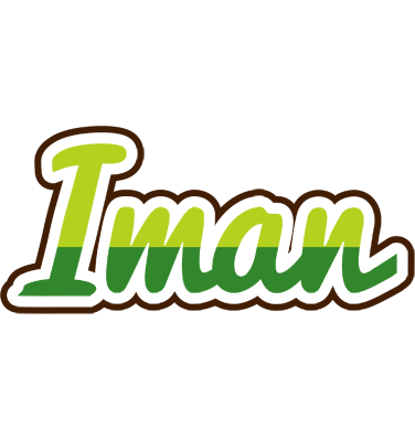 Iman golfing logo