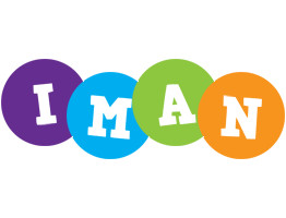 Iman happy logo