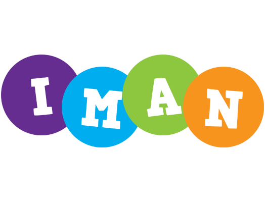 Iman happy logo