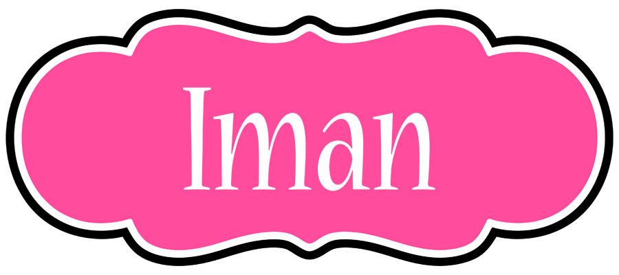 Iman invitation logo