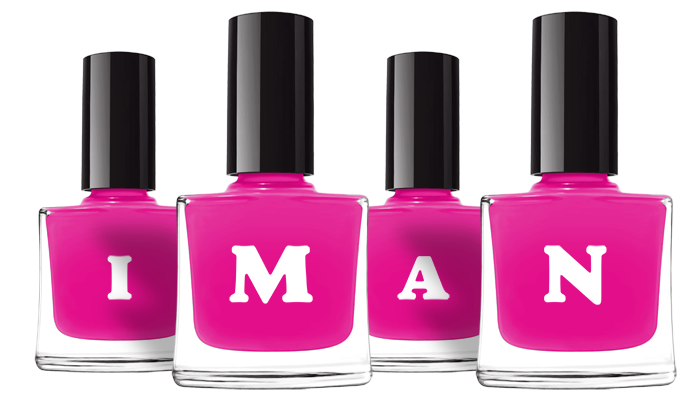 Iman nails logo
