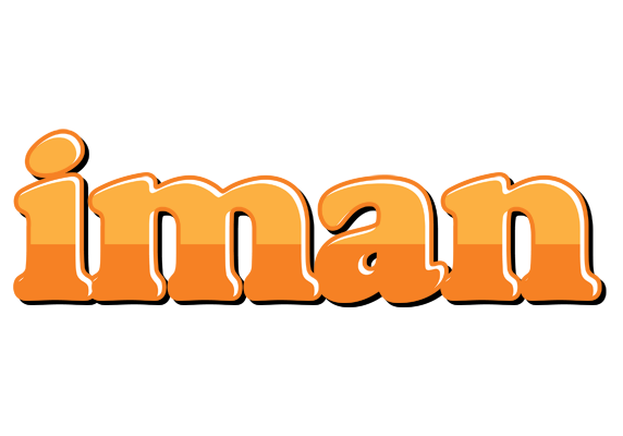 Iman orange logo