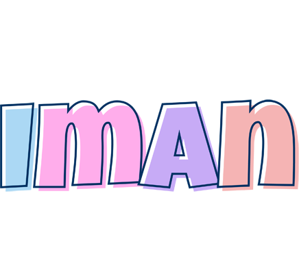 Iman pastel logo