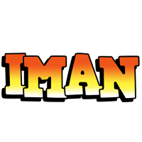 Iman sunset logo