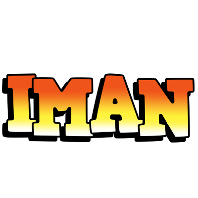 Iman sunset logo
