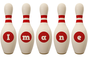 Imane bowling-pin logo