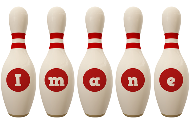 Imane bowling-pin logo