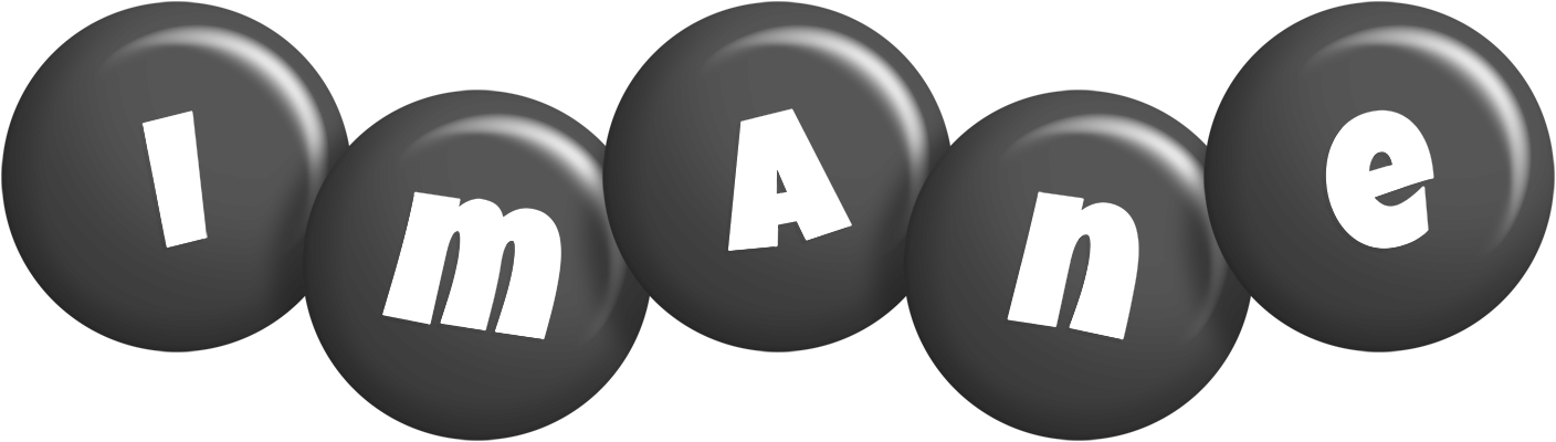 Imane candy-black logo