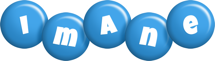 Imane candy-blue logo