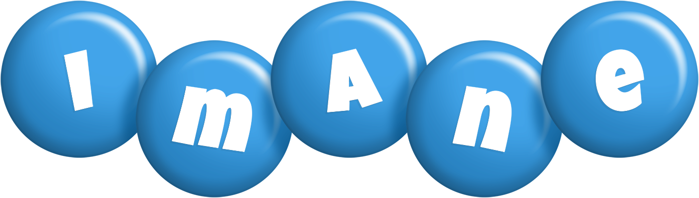 Imane candy-blue logo