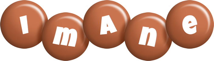 Imane candy-brown logo