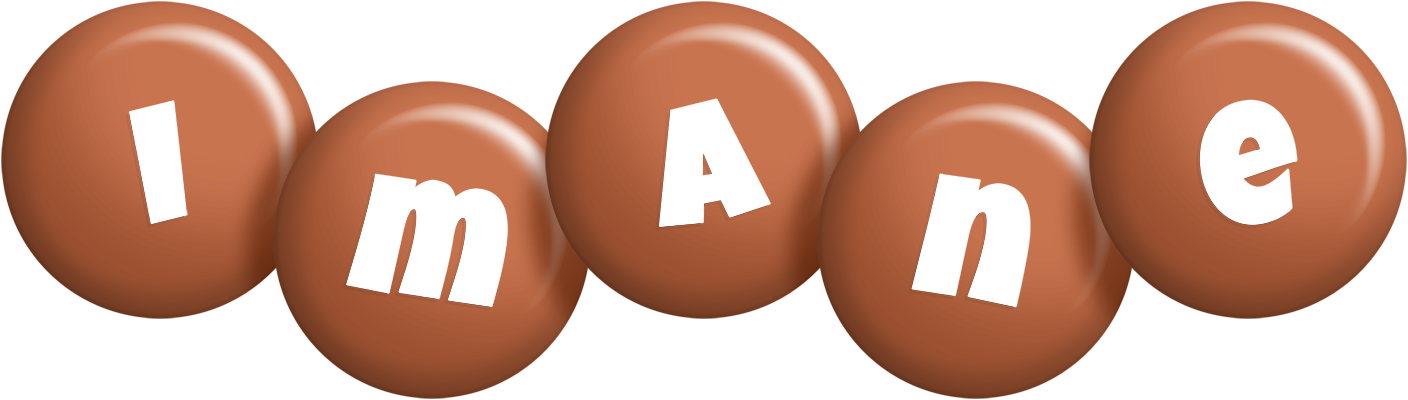 Imane candy-brown logo