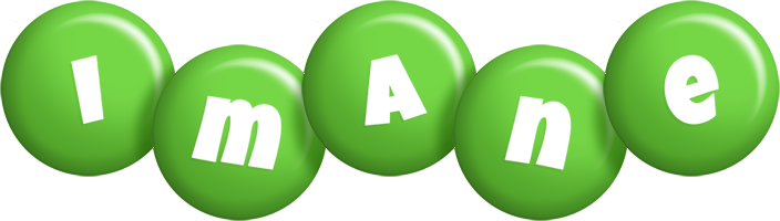 Imane candy-green logo