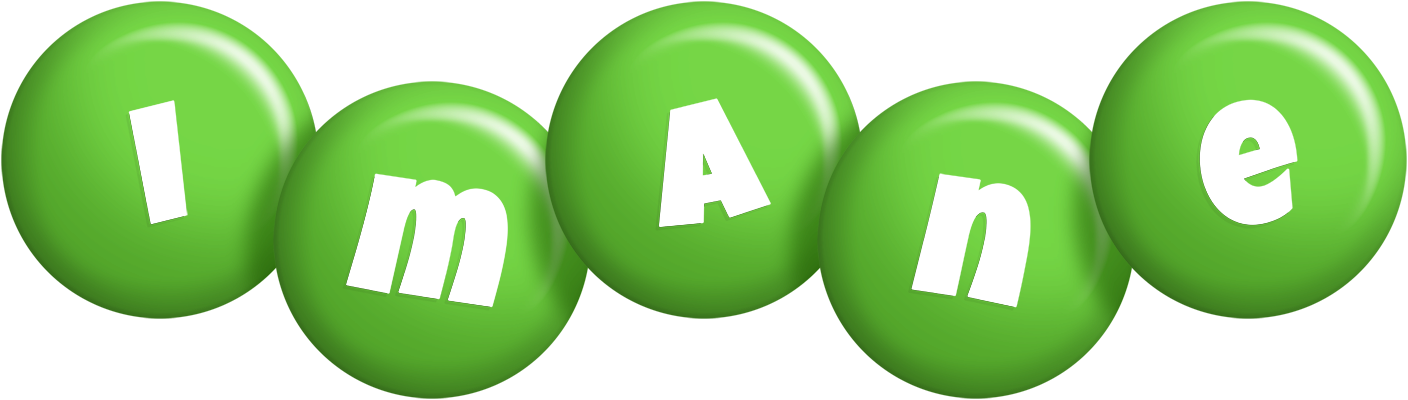 Imane candy-green logo