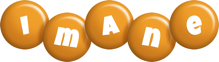 Imane candy-orange logo