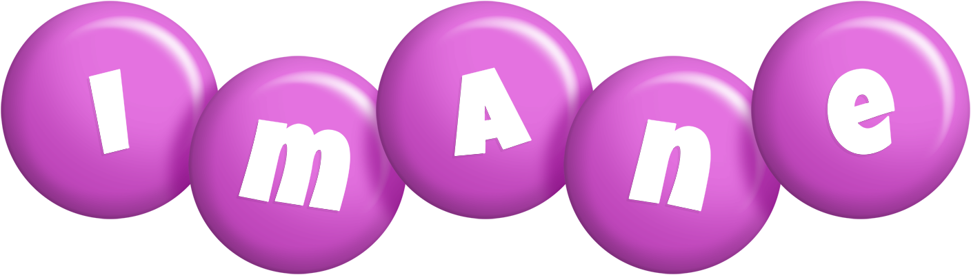 Imane candy-purple logo